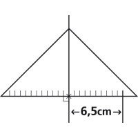 Geometriedreieck TECHNIC - Blister - Hypothenuse 16 cm