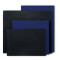 Aquarellbuch 17 x 11,5 cm quer, 96 Seiten, 160g/qm, 35% Hadern - blau