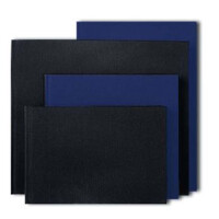 Aquarellbuch 24 x 20,6 cm quer, 120 Seiten, 160g/qm, 35% Hadern - schwarz