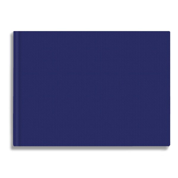 Aquarellbuch 30 x 24 cm quer, blau