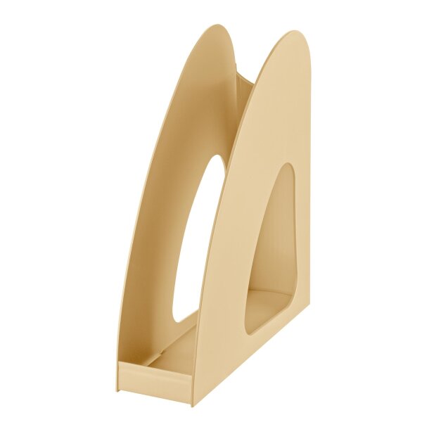 Stehsammler TWIN, DIN A4/C4, standfest, gedeckt - caramel