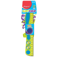 Lineal Kidy´Grip 20 cm - Blister - farbig sortiert