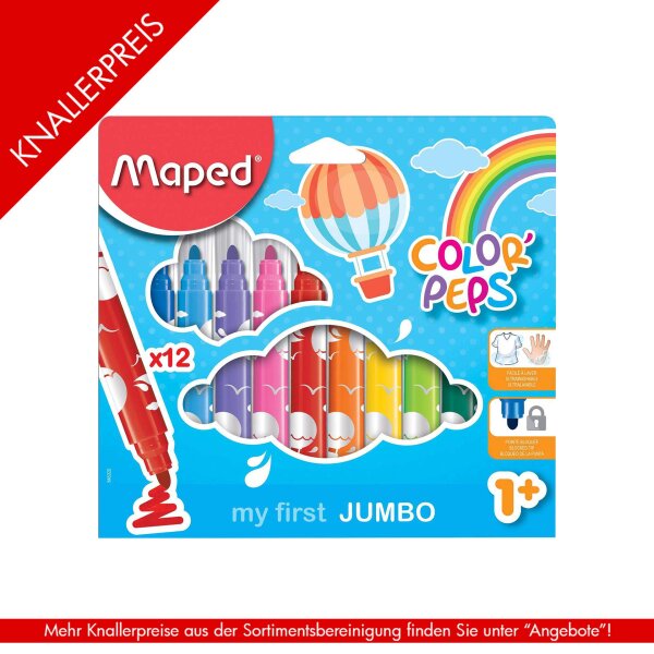 Filzstift ColorPeps Maxi 12St