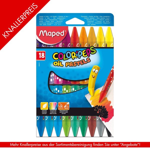 Ölpastelstift ColorPeps 18St