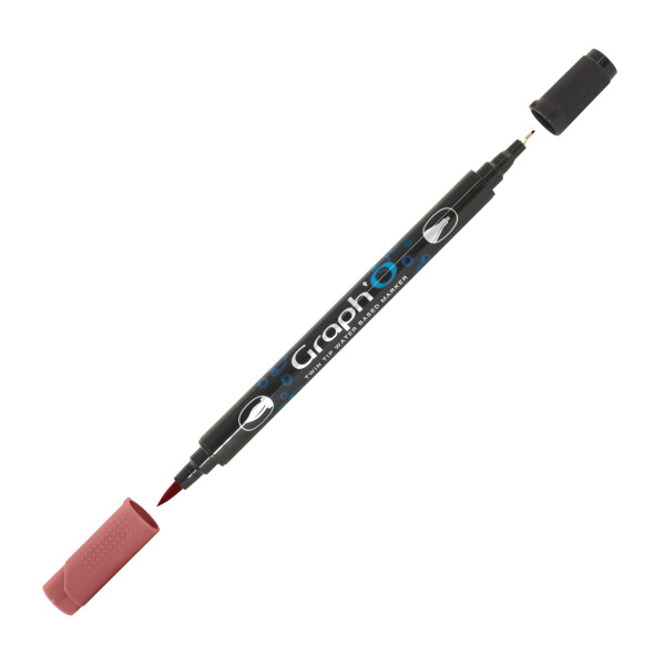 GRAPHO Twin Tip Water Base Marker 3170 - Sienna
