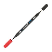 GRAPHO Twin Tip Water Base Marker 5245 - Ruby