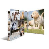Motiv-Ringbuch A4 Karton 4D-Ring - Hunde