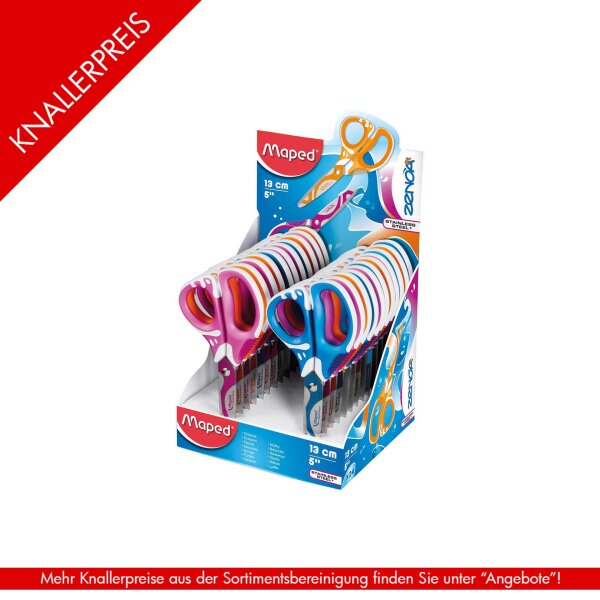 Schere Zenoa Fit - 13 cm - Displa ergonomische, weiche...