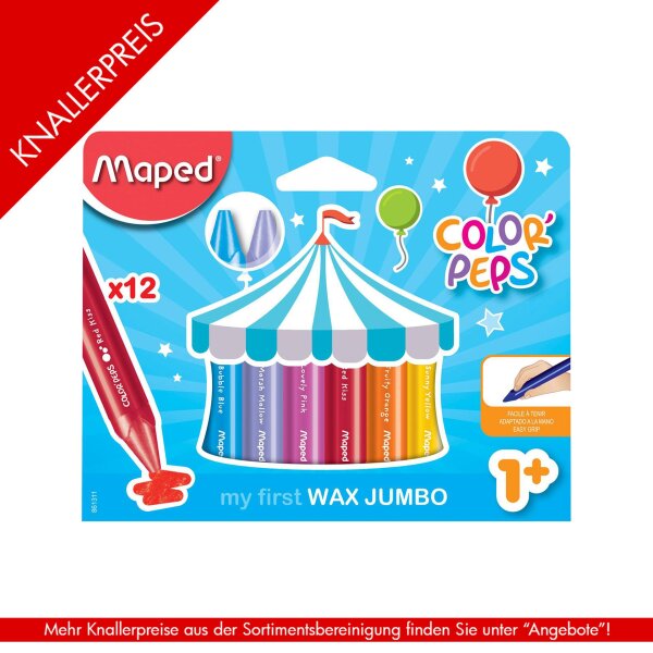 Wachsmalstift ColorPeps Wax 12St