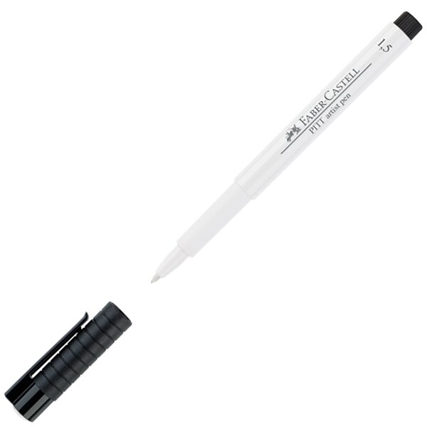 Tuschestift PITT ARTIST PEN Rundspitze 1,5 mm - weiß (Farbe 101)