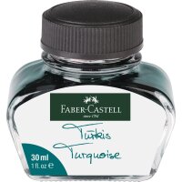 Tintenglas 30 ml - türkis (nicht löschbar)