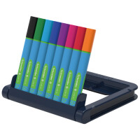 Kugelschreiber Link-It Slider 8er Stiftebox, farbig sortiert