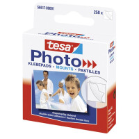 tesa Photo Foto-Klebepads, weiß, beidseitig klebend