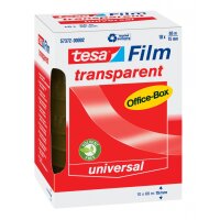 Klebefilm transparent 15mm x 66m, 10 Rollen in Office-Box