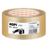 Verpackungsklebeband NOPI Pack PVC  - 50mm x 60m, transparent