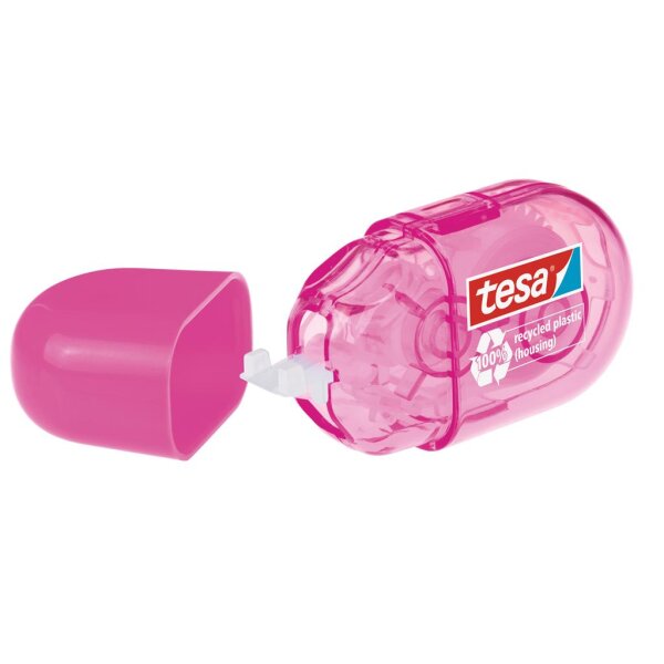 Korrekturroller ecoLogo® Mini 5mm x 6m pink - 16er Display