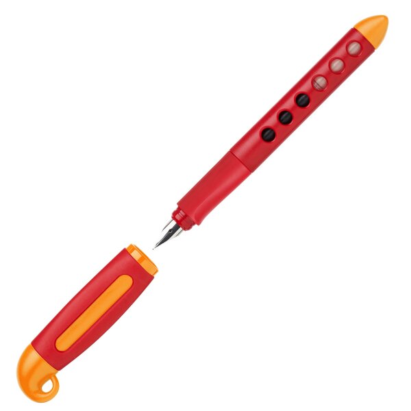 Schulfüller Scribolino Linkshänder rot - ab Januar 2019