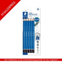 Bleistift Mars Lumograph Jumbo - 8B - HB, 5er Etui