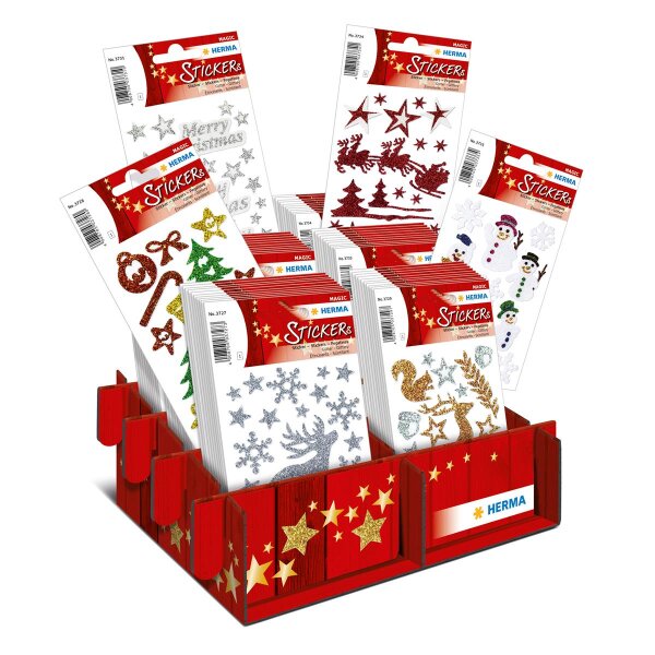 HERMA Schmucketikett Sortiment MAGIC 6 Motive - 60er...