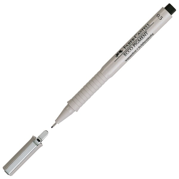Tintenschreiber Ecco Pigment 0,5 mm schwarz