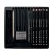 Black Box - 20-teiliges Kohleset inkl.Accessoires, Metalletui