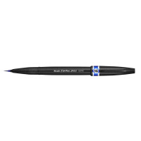 Kalligrafiestift Sign Pen Brush Pinselspitze: 0,03 - 2,0mm - blau