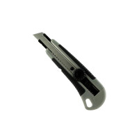 Cutter PROFESSIONAL Klinge: 18 mm, Schraubarretierung, Softgrip - grau/schwarz