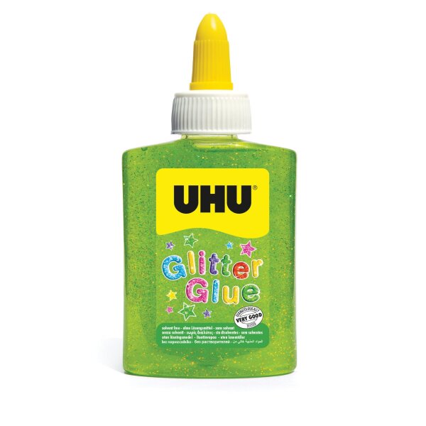 UHU Glitter Glue 90g Flasche - grün