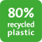 Heftgerät B4FC re+new,bis 50 Blatt schwarz, Flachheftung - 80% Recyclat