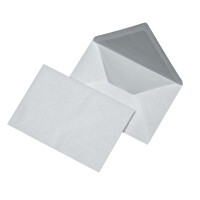 Briefumschlag MAILmedia, Seidenfutter, B6 nassklebend, o. Fenster, 80 q/qm weiß - 500er Pack