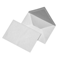 Briefumschlag MAILmedia, Seidenfutter, B6 nassklebend, o. Fenster, 80 q/qm weiß - 500er Pack