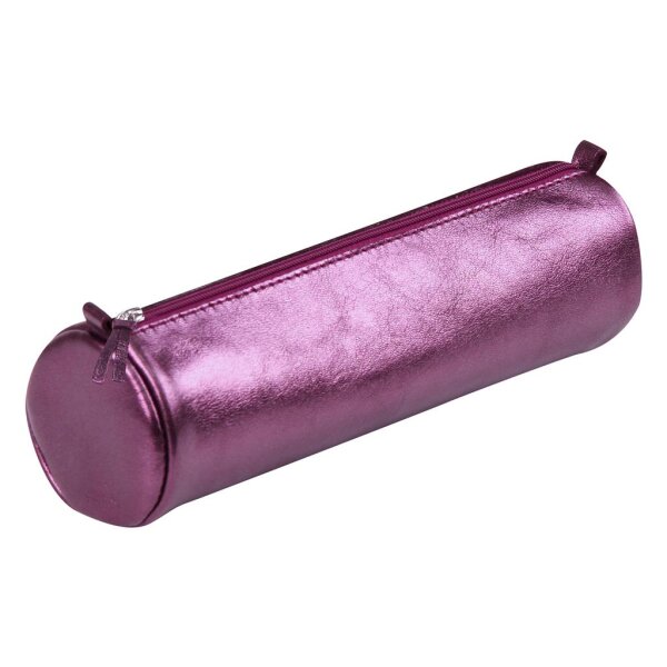 Clairefontaine CUIRISÉ Schlamper-Rolle rund Leder - kirsche