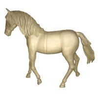 Pappmaché Pferd XL 185x40x160