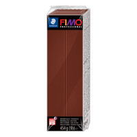 Modelliermasse FIMO Professional, 60 x 174 x 33 mm, 454g - schokolade