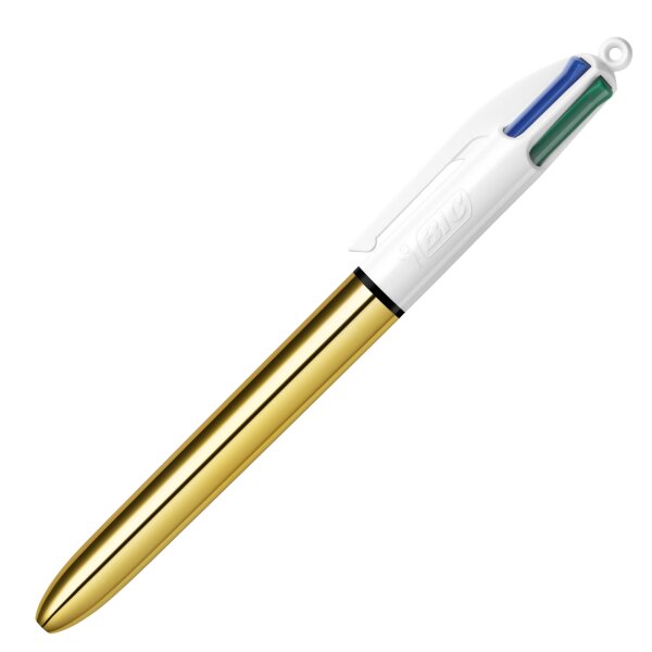 BIC® 4 Colours® SHINE 4-Farb-Druckkugelschreiber 0,4mm -...