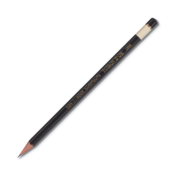 Bleistift Toison D´or, schwarzer Schaft - Gradation 7B