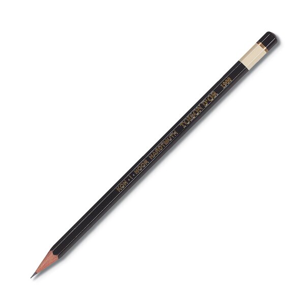 Bleistift Toison D´or, schwarzer Schaft - Gradation B