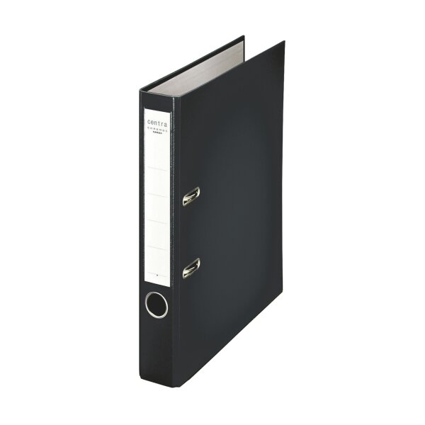 CENTRA PP-Ordner Chromos A4 schmal schwarz
