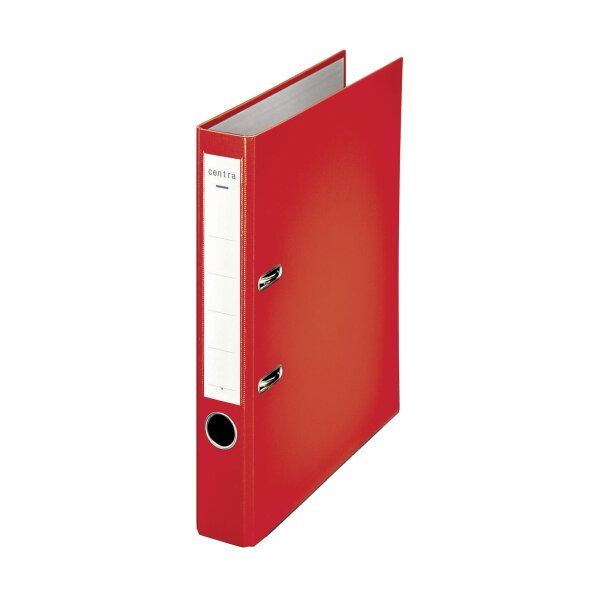 CENTRA PP-Ordner Chromos A4 schmal rot