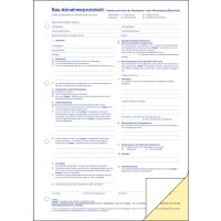 Formularbuch 1785 Bauabnahmeprotokoll A4 - SD,  2 x 40 Blatt inkl, Mängelliste 2x32 Blatt