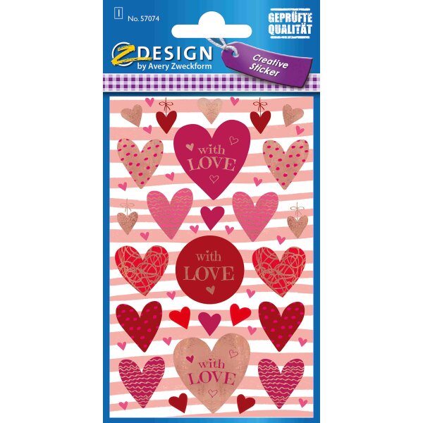 Creative Papier-Sticker, Love