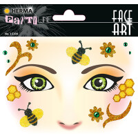 Face Art Sticker - Honey bee