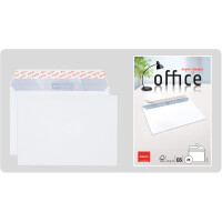 Office CelloZip mit 25 Kuverts, HK,  C6 - weiss