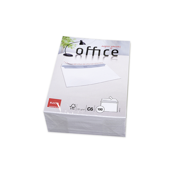 ELCO Office CelloZip mit 100 Kuverts, HK,  C6 - weiss