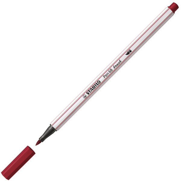 STABILO Pen 68 brush pourpre