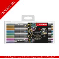 Filzstift Pen 68 metallic 1,4mm - 8er Etui