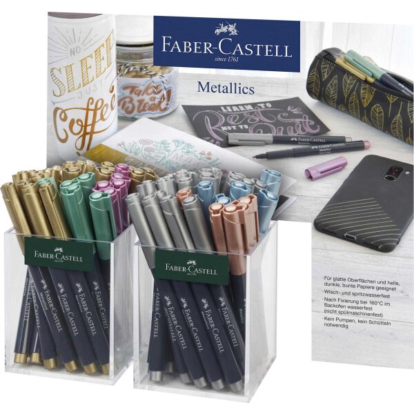 Metallics Marker 1,5 - 60er Köcherdisplay sortiert