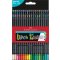 Black Edition Super Soft triangular coloured pencil - 36-pack cardboard box.