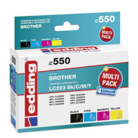 EDD-550 Brother LC223BK/C/M/Y Multipack