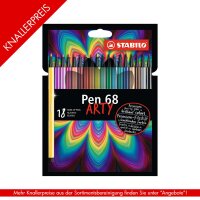 Filzstift Pen 68 1,0 mm ARTY - 18er Kartonetui
